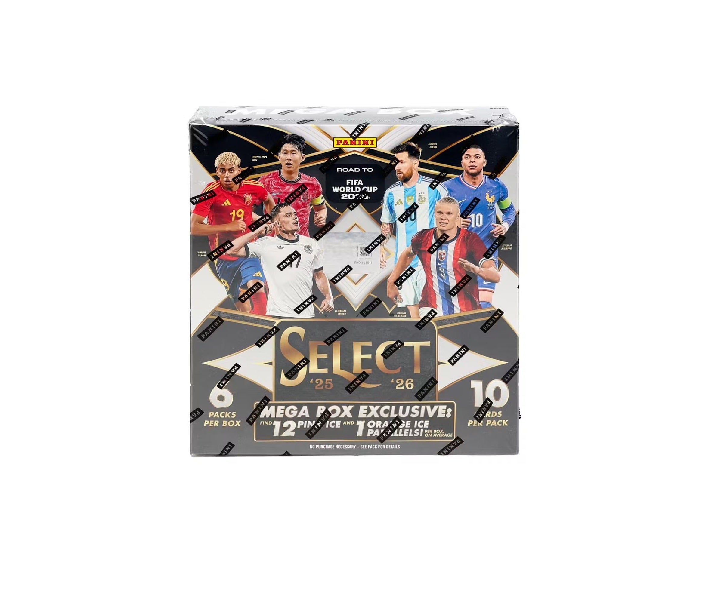 2025-26 Panini Select Road to FIFA World Cup Soccer Mega Box